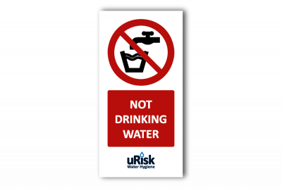 not drinking water sign